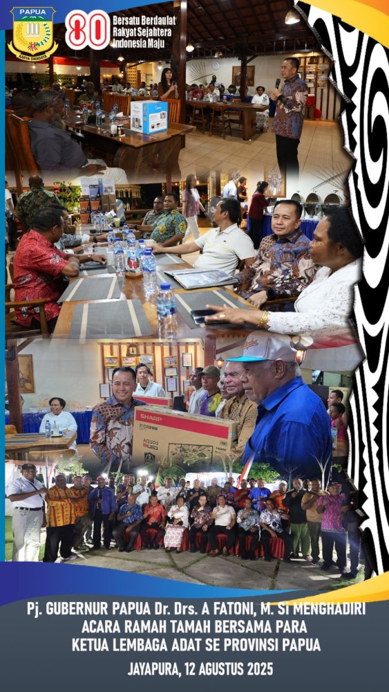 Ramah Tamah Pj. Gubernur Papua, Forkopimda, Dan Tokoh adat